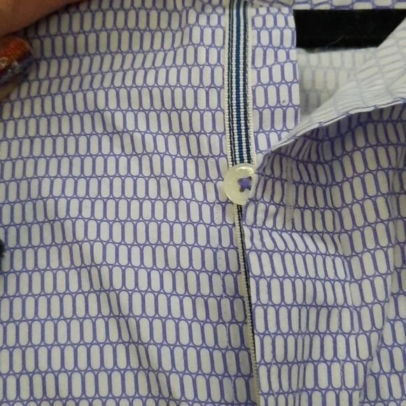 Bugatchi Long Sleeve 100% Cotton Classic Fit Dress Shirt - Picture 5 of 10